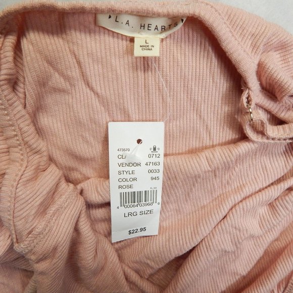 PacSun Bodysuits Womens  3 PC Spaghetti Strap  Pink Peach Tie Dye Size L - Picture 8 of 9